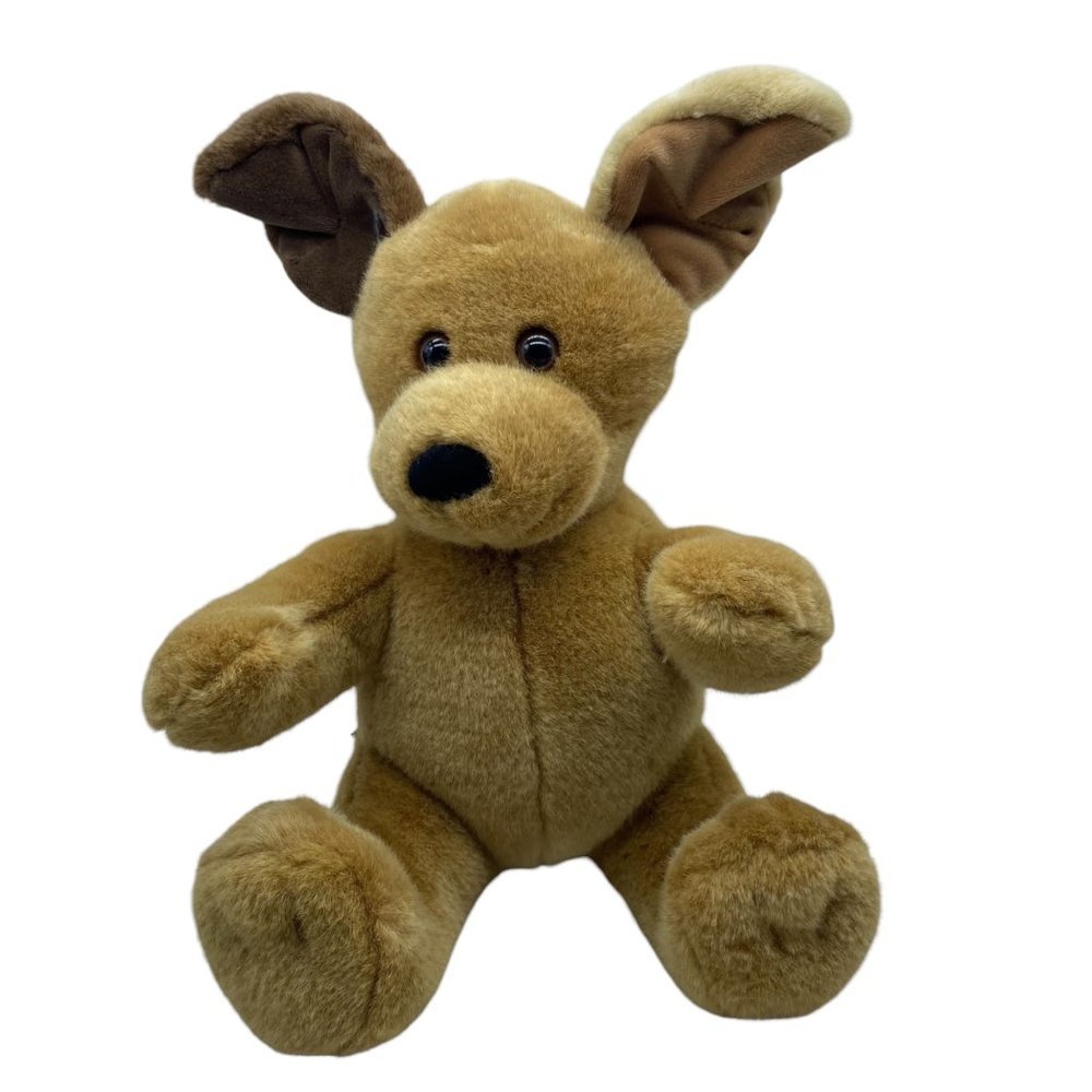 Build A Bear Brown Sugar Puppy Dog Floppy Ears Stuffed Animal Plush 12” Seated